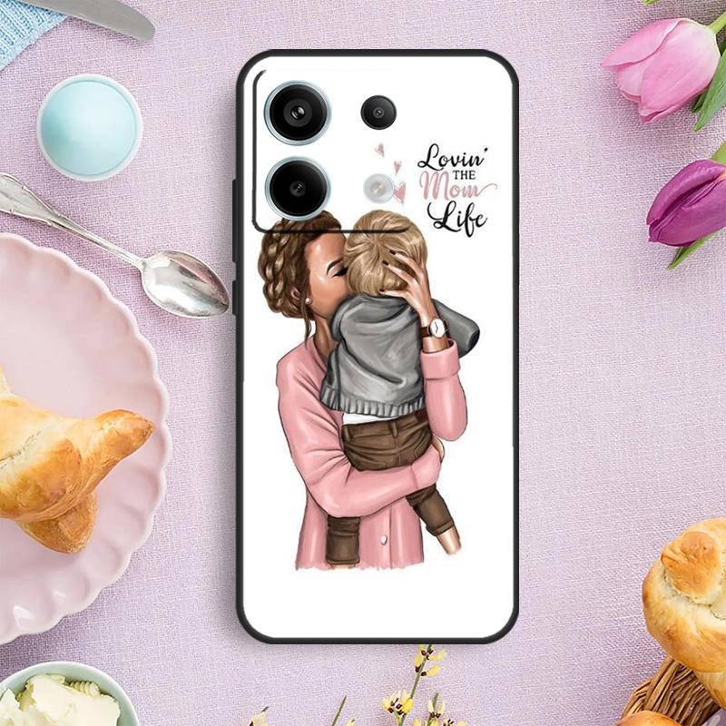 Чехол Мама Дочка Королева Для Xiaomi Redmi Note 15 Pro Plus 10 11 12 13 14 Pro Чехол Для Redmi 14C 15C 12C 10C 13C