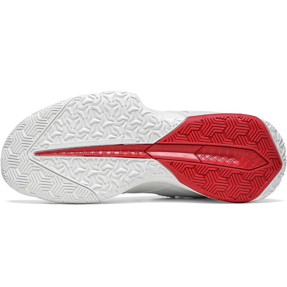 Anta Кроссовки Speedy 2 из искусственной кожи с амортизацией, нескользящие, износостойкие, низкие, для баскетбола, мужские, белые, красные, черные 112141606-6