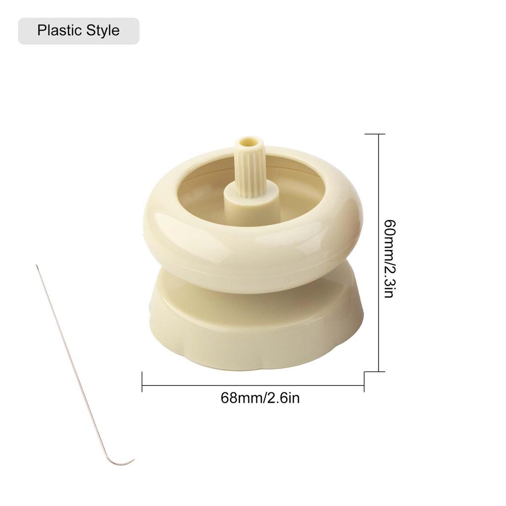 Bead Spinner for Jewelry Making, Effortless Rotating Wooden Clay Bead Spinner, Beading Supplies for Making Waist,Bracelets, Necklace