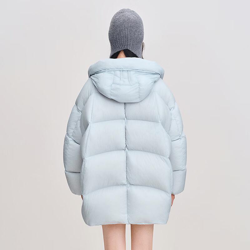 LEDING Women's Puffy Hooded Down Jacket
