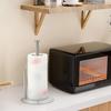 Vertical Tissue Holder Paper Towel Stand with Anti-Slip Weighted Base Kitchen Countertop Freestanding Paper Towel Rack