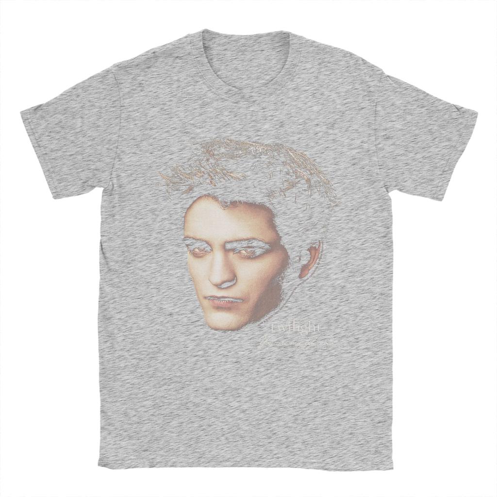 Twilight Edward Oversized Portrait Vampire Movie T Shirt Unisex YK TShirts O Neck Hip Hop Tee Shirt Casual Oversized Clothing