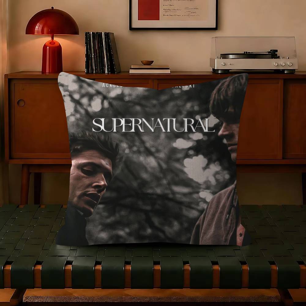 Custom Supernatural Pillowcase Trendystyle decorative throw pillow cover insert not included fauxembroidery design