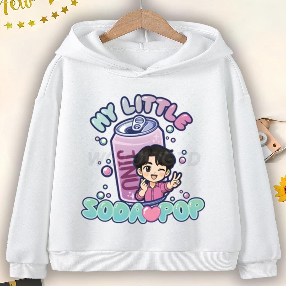 KPop Demon Hunters Soda Pop Graphic Hoodie 2025 Movie Fashion Casual Sweatshirt Girls Boys Harajuku Pullover Tops Kids Clothes