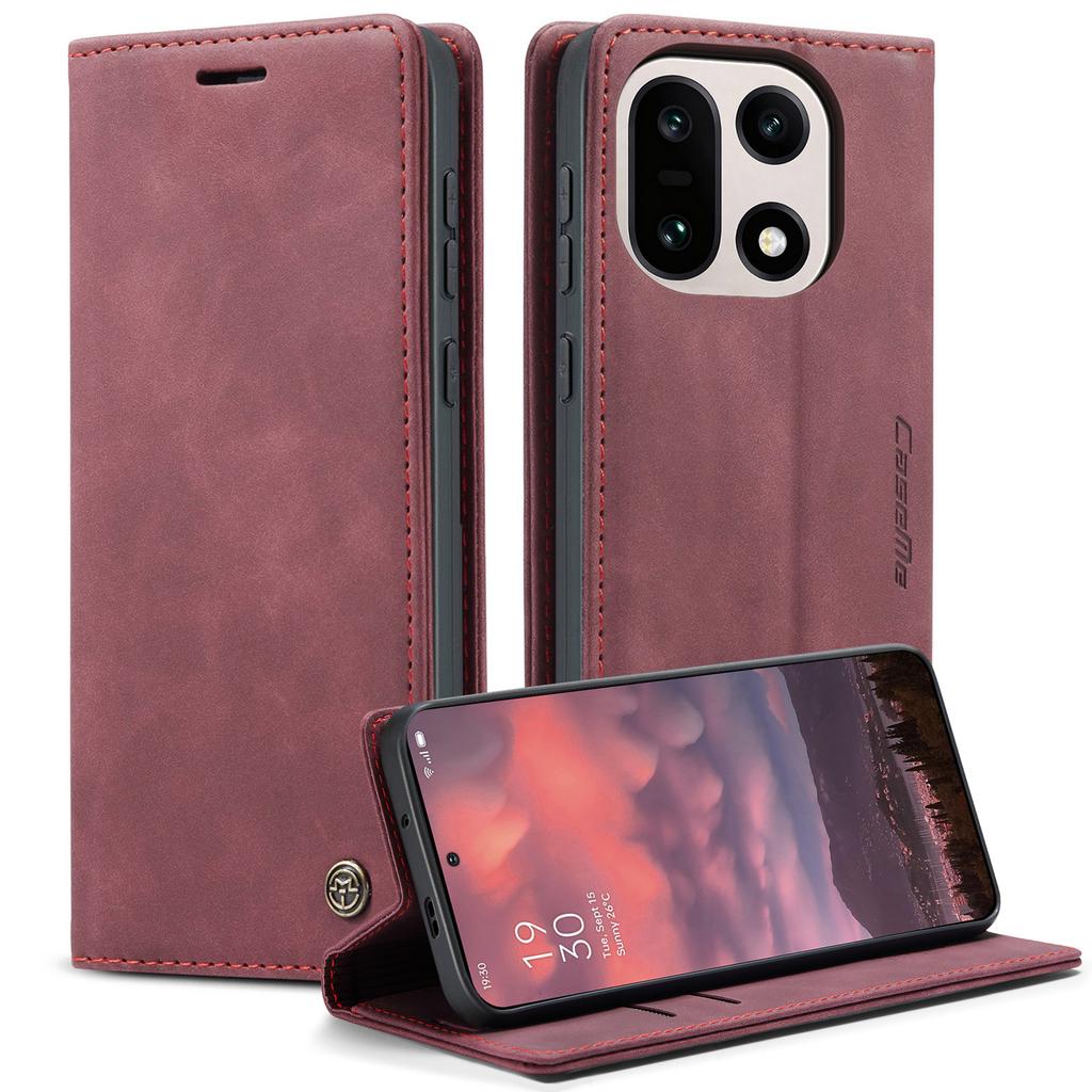 Для OnePlus 15 5G Чехол-кошелек CASEME Серия 013 Из PU-кожи Чехол для телефона Подставка