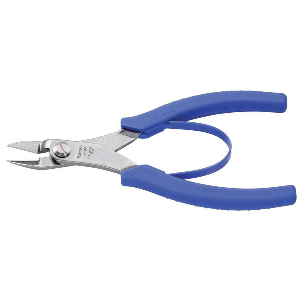 Long Stainless Steel Plastic 3.peaks Nippers, 165mm, LS-02