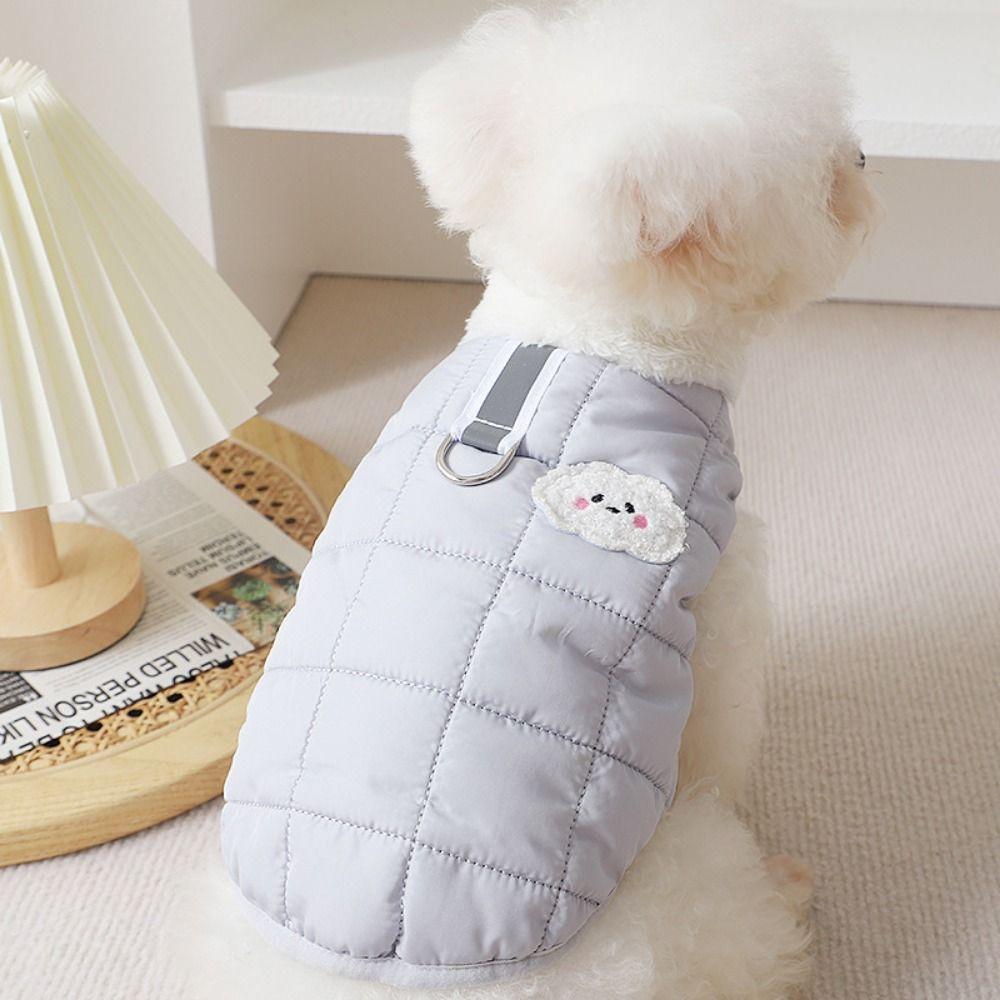 Мягкая утепленная теплая одежда для собак, теплая теплая куртка для щенка, жилет для щенка, пальто, зимняя куртка