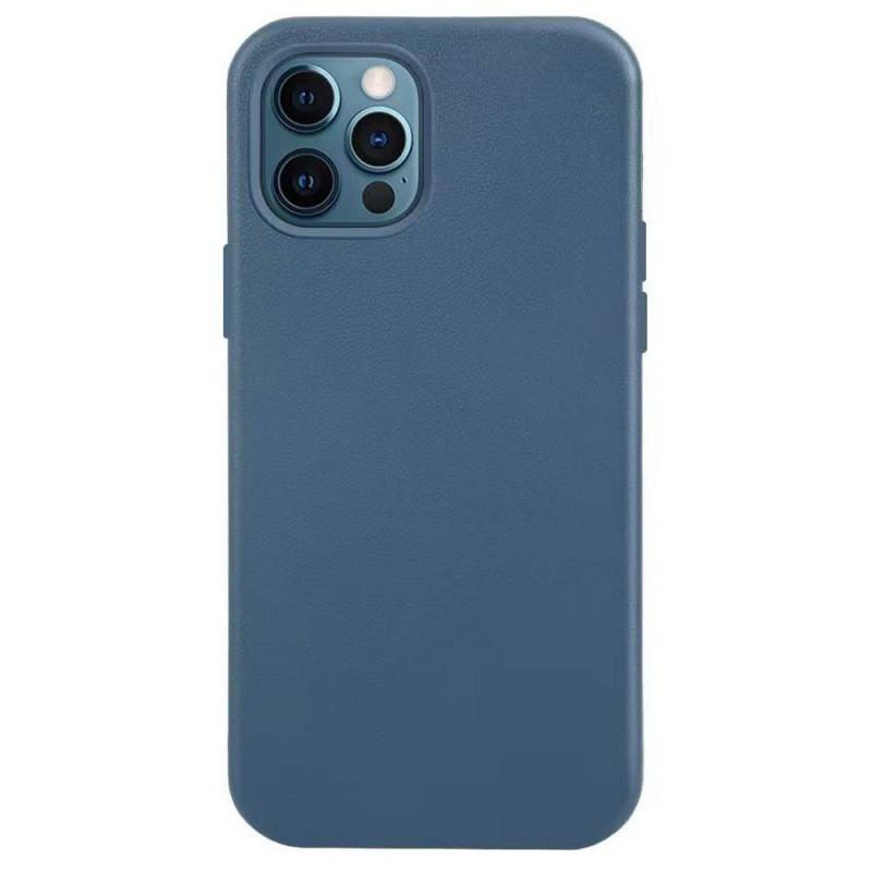 Genuine Leather IPhone 12 Pro Max MagSafe Case Slim Protective Back Cover With Magnetic Attachment