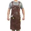 Apron Labor Protection Woodworking Thickened Canvas Roasted Coffee Men's High-end Work Clothes Apron