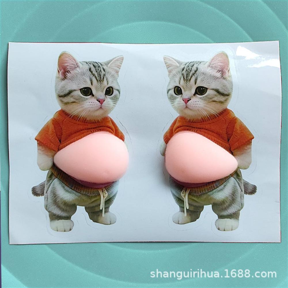 Cute Dog & Cat Squishy Stress Ball: Soft Slow-Rise Fidget Toy with 3D Animal Design, Squeeze for Relaxation and Fun