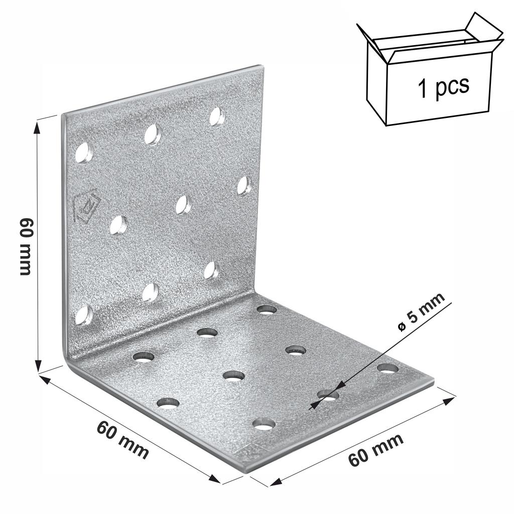 Mounting angle KM4 60x60x60x2.0 (1)