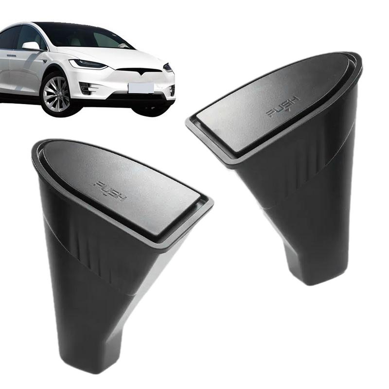 2PCS Car Front Door Organizer Trash Can For Tesla Model Y Door Storage Box Organizer Garbage Can For Model Y Interior Accessory