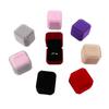 Packaging Box Square Ring Holder Box Storage Organizer Earring Display Case Ring Box Jewelry Box