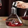 Glass Iceberg Wine Decanter Mountain Shaped Wine Aerating Pourer Wine Aerator  Family Gathering