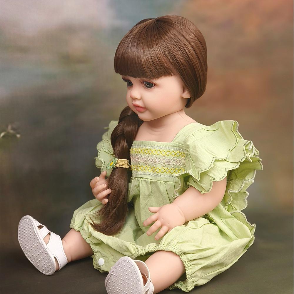 55 см кукла реборн всего тела силиконовые куклы подарок на день рождения девочка игрушка для детской коллекции