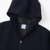Sweatshirt Long Sleeve Water Repellent Script Logo 3LS Zip Hooded Sweatshirt Golf Navy [Champion] WRAP-AIR Techweave(R) C3-AG102 Men's