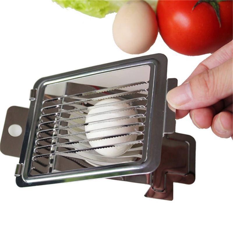 1 Pcs Egg Cutter Stainless Steel Egg Slicer Strawberry Slicer Cutter Tomato Slicer