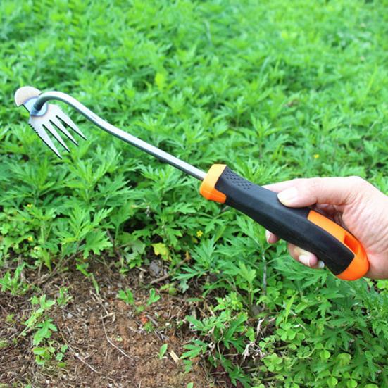 Gardening Hand Weed Remover Device with Handle Rustproof Ultra-sharp Polished Surface Hand Weeder Tool Garden Supplies