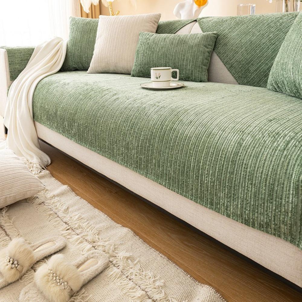 Скандинавская премиальная шенилловая подушка для дивана 2024 новая универсальная накидка на диван для четырех сезонов подушка для сиденья нескользящая накидка ткань полотенце