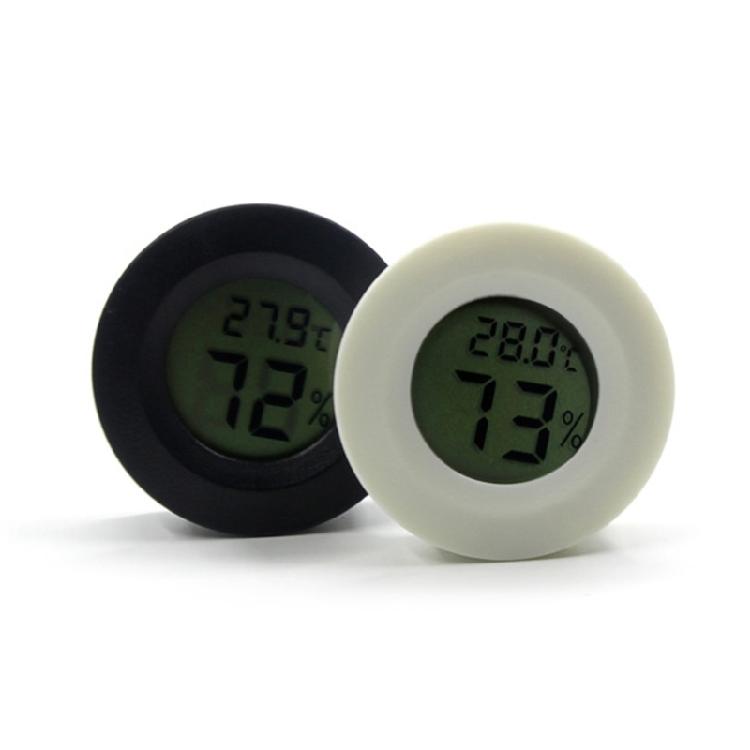 -50~ +70°C Round LCD Thermometers Hygrometer Meter Detector For Precise Temperature And Humidity Readings In Any Room