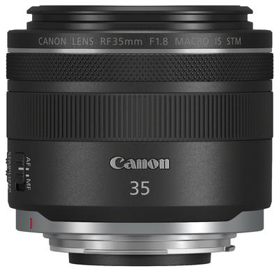 Canon Широкоугольный объектив с одним фокусом RF35mm Macro IS STM EOSR совместимый RF3518MISSTM F1.8