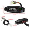 Universal LCD Digital Motorcycle Meter Speedometer Odometer RPM Fuel Meter LCD Digital Gauge Turn Signal Light for All Motor