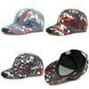 Spring Summer Hot Printing Camouflage Denim Baseball Cap Hard Top Men's Outdoor Sport Sun Visor Cap Female Adjustable Sun Hat