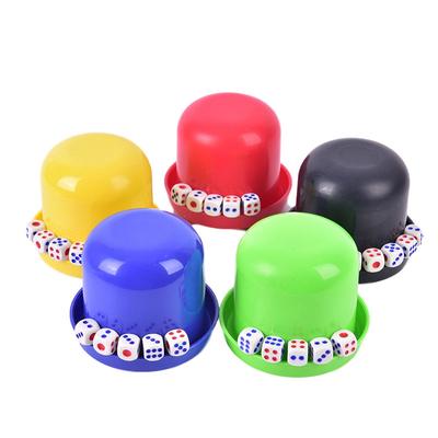 Многогранная чашка для игральных костей, настольная игра, игральные кости, коробка с 5 кубиками