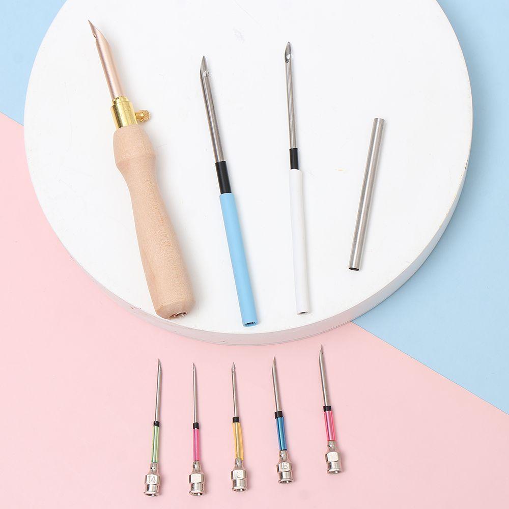 All models Knitting DIY Poke Needle Poking Cross Stitch Tools Embroidery Stitch Punch Needle Tool