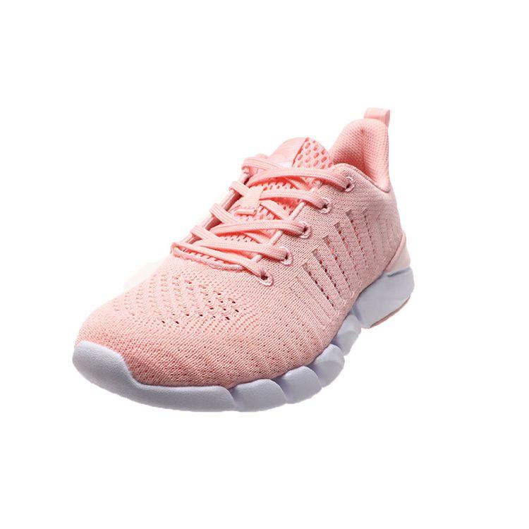 ANTA Women Flexible Breathable Running Shoes Pink White 12925556-3