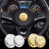 WSDYN1 Hot 2026 New For Benz Car Steering Wheel Emblem Interior Badge Decoration Accessories for Mercedes benz W203 W204 W205 W176 W211