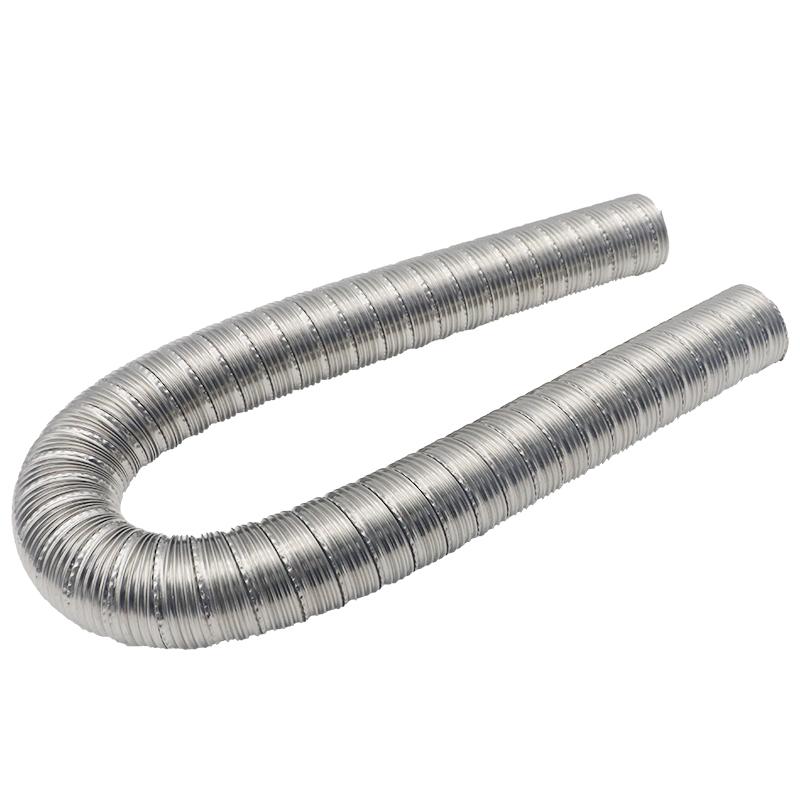 32mm 60/100/150cm Air Diesel Parking Heater Stainless Steel Exhaust Pipe Double-layer Exhaust Pipe Without Cap + 2 Clamps for Webasto Heater