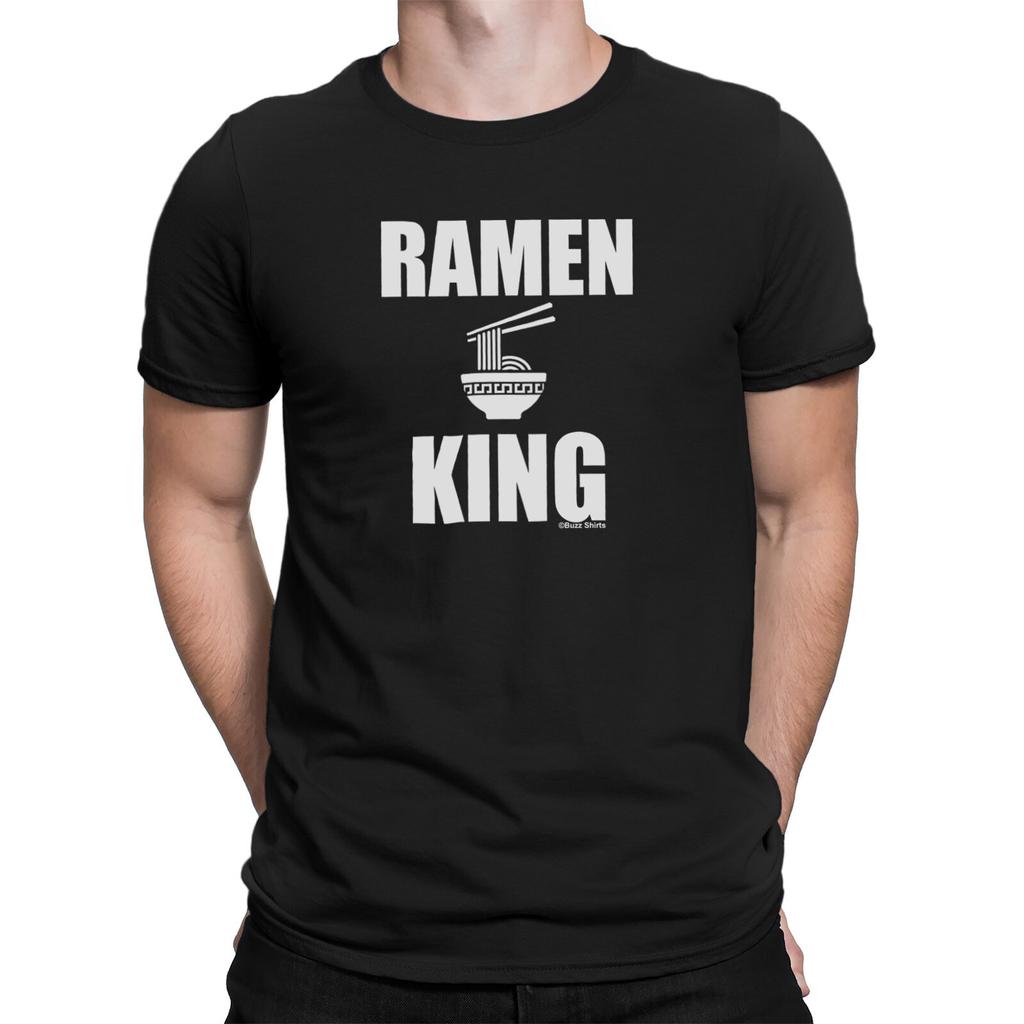 Mens Ramen King T-Shirt Mens Womens Tees Top Funny ANIME Noodles Food Japanese Manga Gift