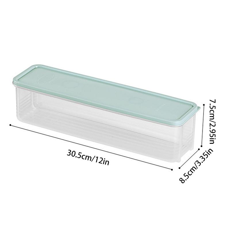 Airtight Plastic Food Storage Containers With Lids For Kitchen Pantry Organizer Long Rectangular Box For Cereal Pasta Vegetables