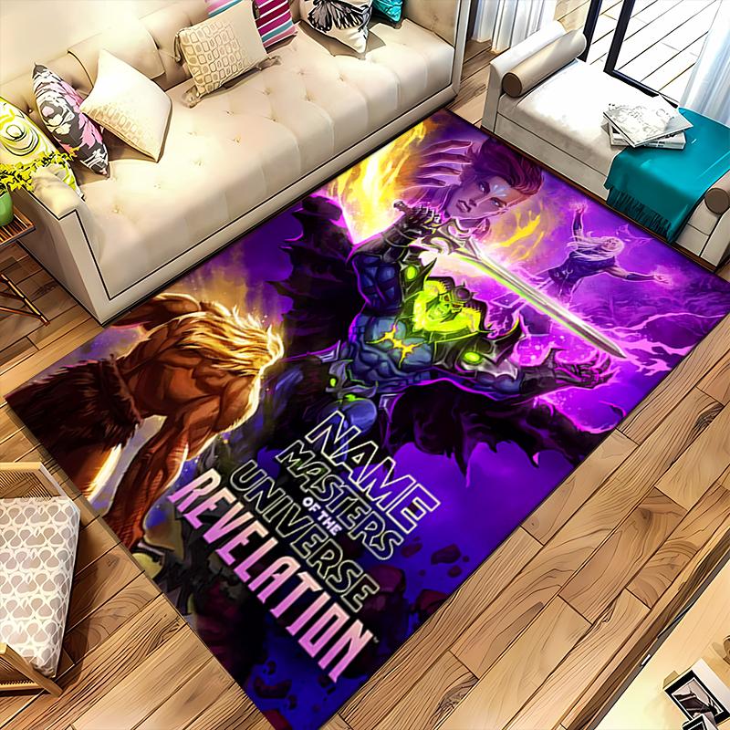 Custom personalization He-Man and the Masters of the Universe Area Rug - Perfect For Kitchen, Bathroom,Laundry Room Decor Large Size Available,Gift Al