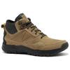 Decathlon NH500 Кожаные Водонепроницаемые Походные Амортизирующие Противоскользящие Износостойкие Поддерживающие Средний Верх Походные Ботинки Мужские Коричневые