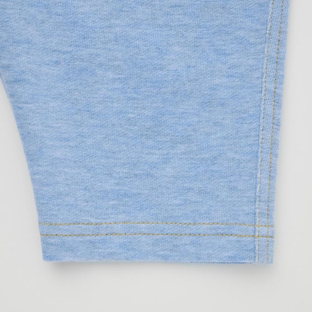 Uniqlo Japan Relaxed Fit Leggings  Denim Like 3 4 Length 