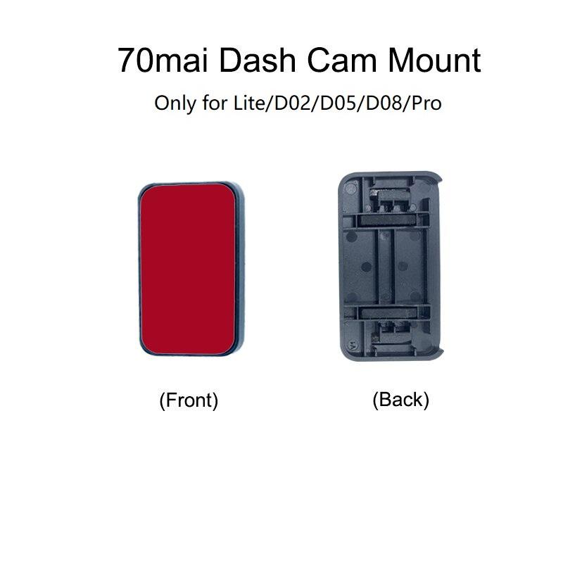 For 70Mai 70 Mai A200 A500S D02 D08 A800S Mount For 70Mai Dash Cam Pro Plus+ A500 A800 3M Pedestal Foundation Base Support Chassis Part