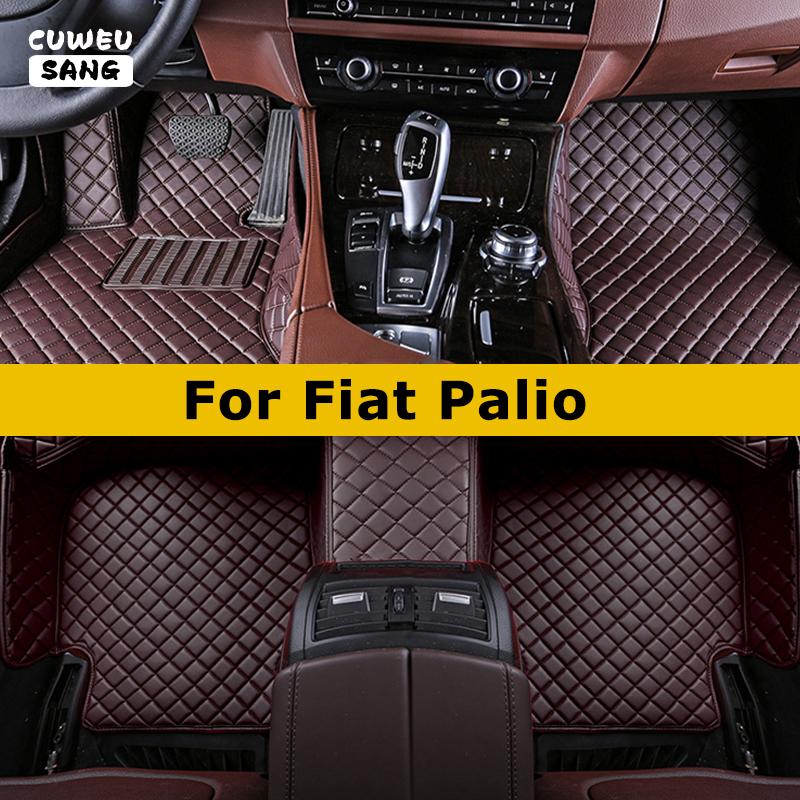 CUWEUSANG Custom Car Floor Mats For Fiat Palio Auto Carpets Foot Coche Accessorie
