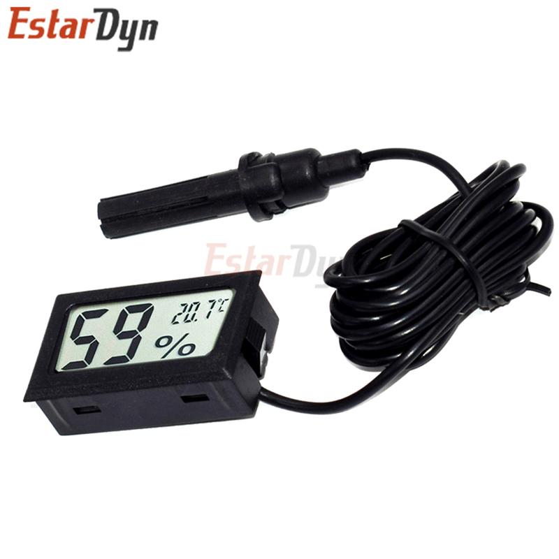 Digital LCD Thermometer Hygrometer Indoor Temperature Humidity Monitor with ±1%RH Accuracy, Battery Included for Home Greenhouse