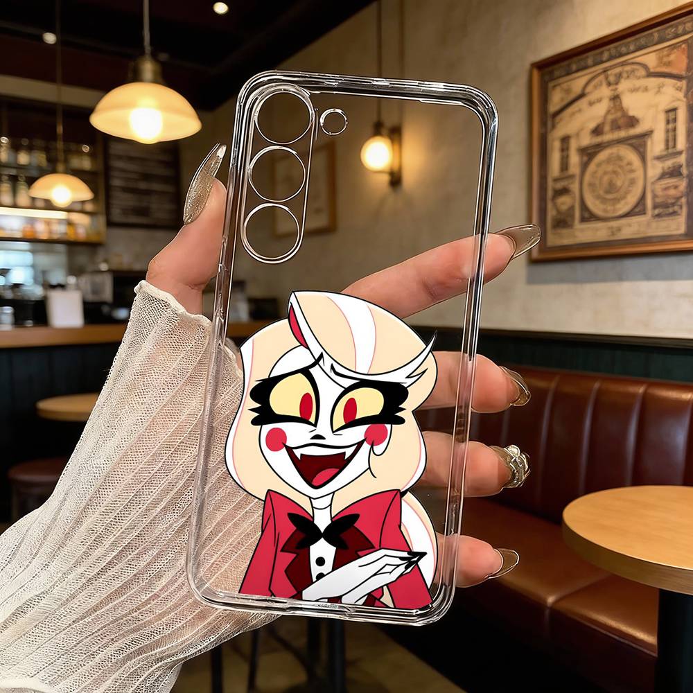 H-Hazbin H-Hotel Чарли Морнингстар Чехол для телефона Samsung Galaxy A71,A70,A52,A51,A40,A30 Прозрачная крышка