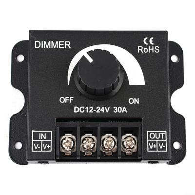 Блок питания для светодиодного диммера, регулируемый, DC 12-24V 30A, регулятор диммера.