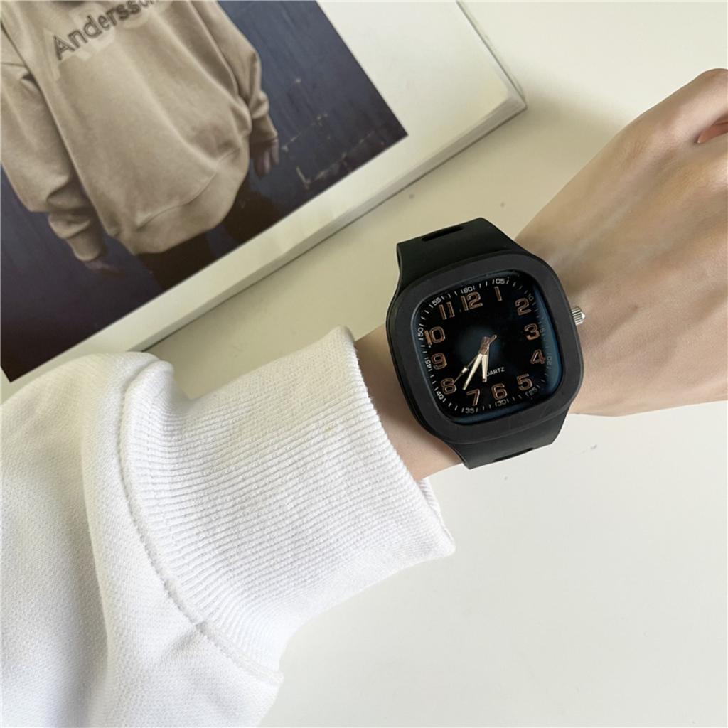 Модные женские часы с кварцевым циферблатом, женские роскошные кварцевые наручные часы, силиконовые женские часы