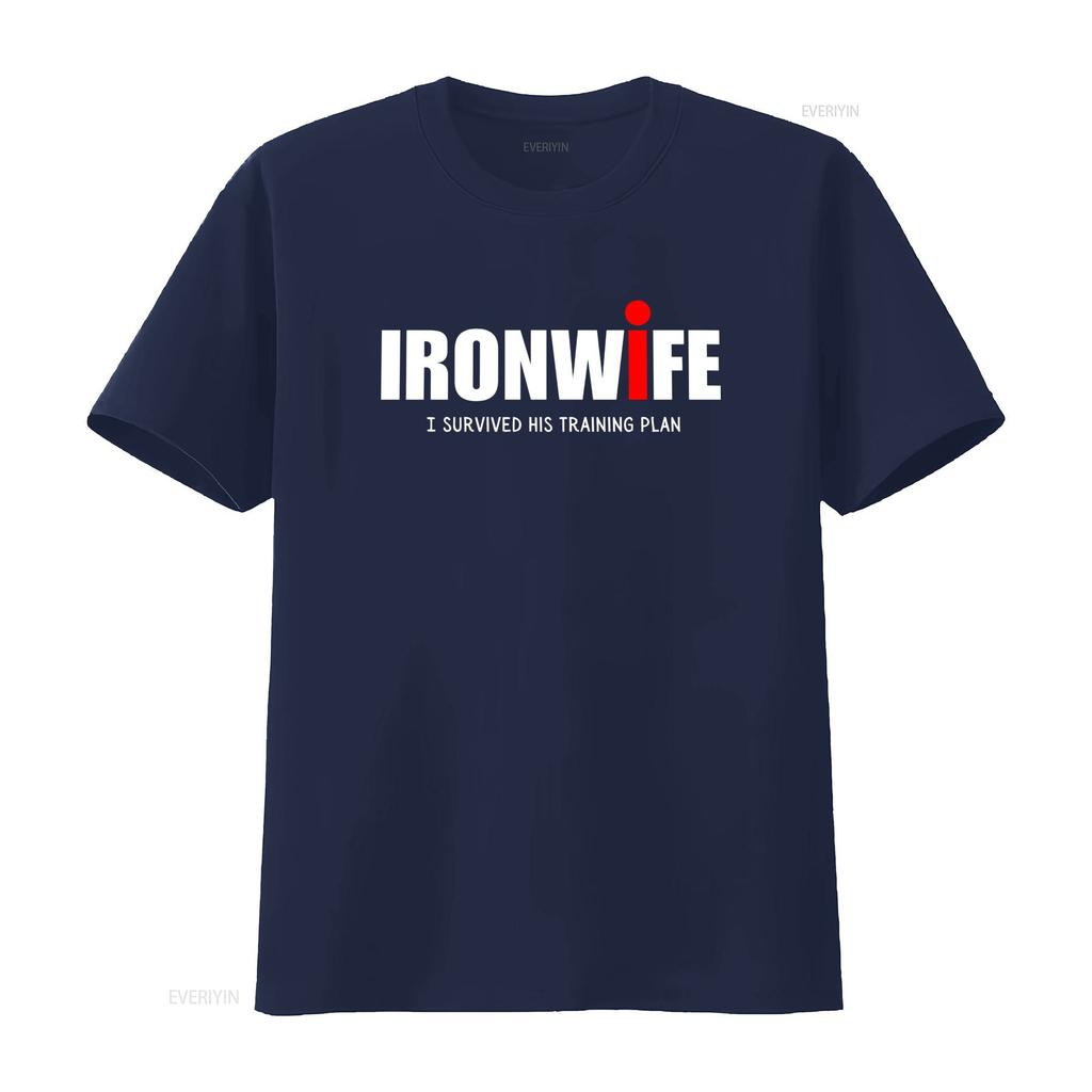 Футболка Ironwife Поддержка Триатлона для Триатлета Плавание Велосипед Бег Топ Смешной Три-Юмор Я Выжил Его План Тренировок винтаж