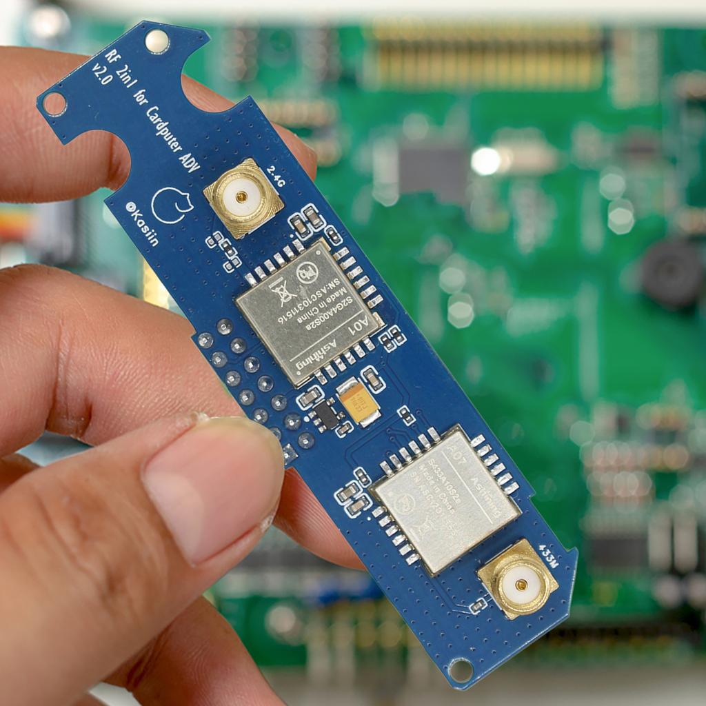 Для M5stack Cardputer ADV 2 в 1 RF-модуль NRF24 & CC1101 Двухдиапазонная плата ADV Двухдиапазонные RF-модули
