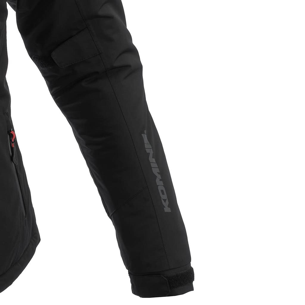 KOMINE Защитная зимняя парка для мотоциклов Neo Black XL JK-5892