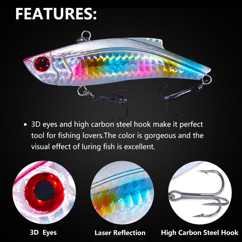 HENGJIA Зимняя морская плавающая приманка для рыбалки, 1 шт., 9 см, 28 г, жесткая приманка, воблер, воблер, рыболовные снасти