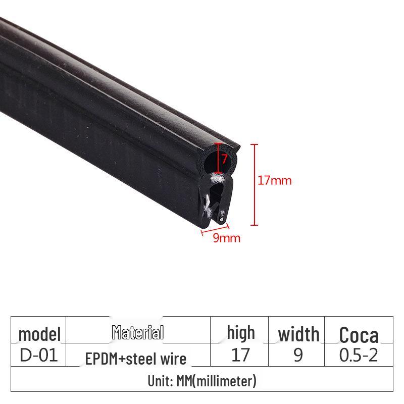 Уплотнительная лента из EPDM-резины для шкафов - Пылезащитная, водонепроницаемая, противоударная лента для механических электрических коробок