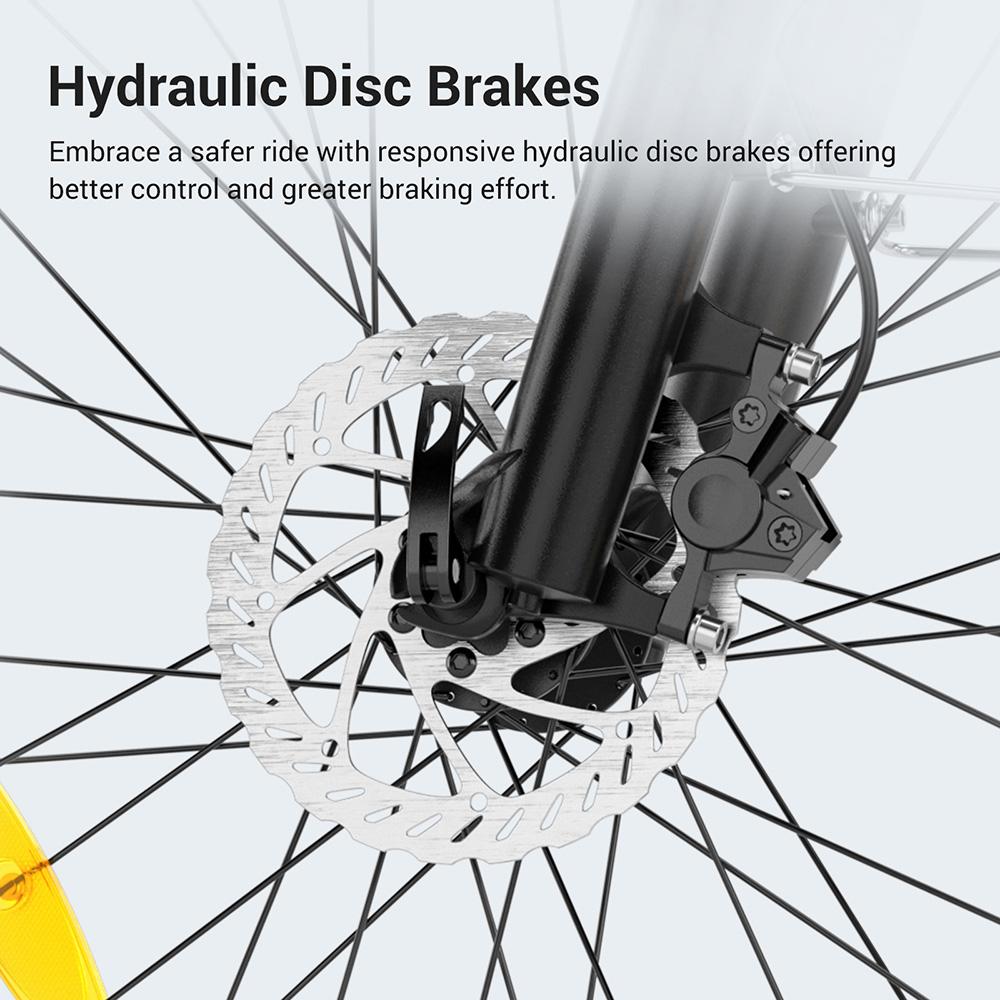 Велосипед для треккинга Eleglide C1 ST с двигателем Mid-Drive мощностью 250 Вт, колесами 27,5 дюймов, аккумулятором емкостью 522 Вт·ч, запасом хода 150 км