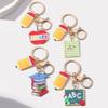 English Letter Pencil Keychain Geometric Shape Teacher Education Pendant  Graduation Ceremony